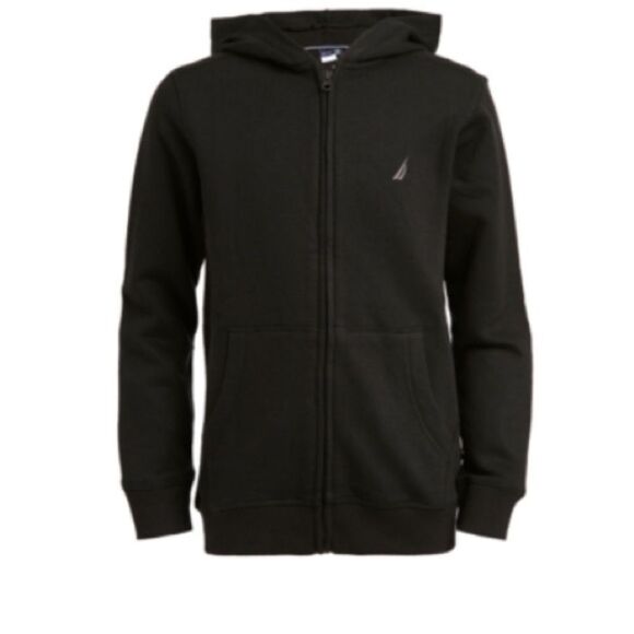 NAUTICA Big Boys Wilson Full-Zip Fleece Hoodie Fleece pullover - Picture 2 of 5